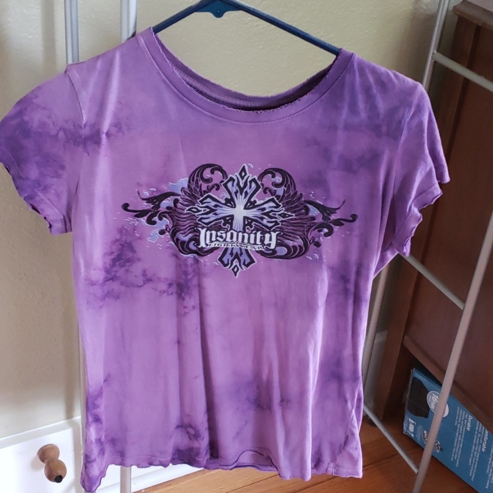Purple Insanity fighter shirt